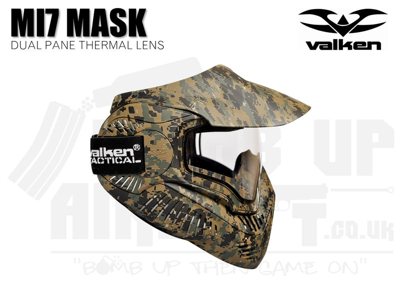 Valken MI-7 Goggle/Mask with Dual Pane Thermal Lens - Marpat