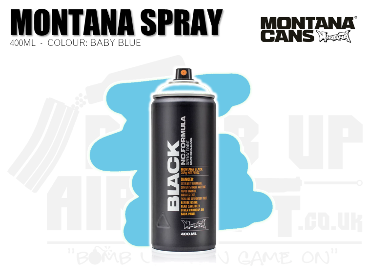 Montana Cans Spray Paint 400ml - BABY BLUE
