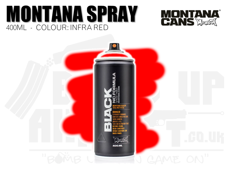 Montana Cans Spray Paint 400ml - INFRA RED