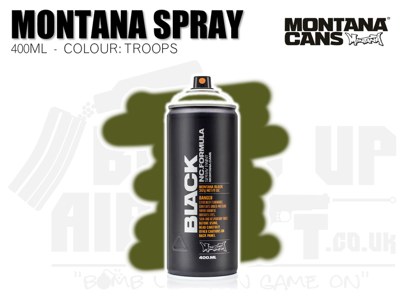 Montana Cans Spray Paint 400ml - TROOPS