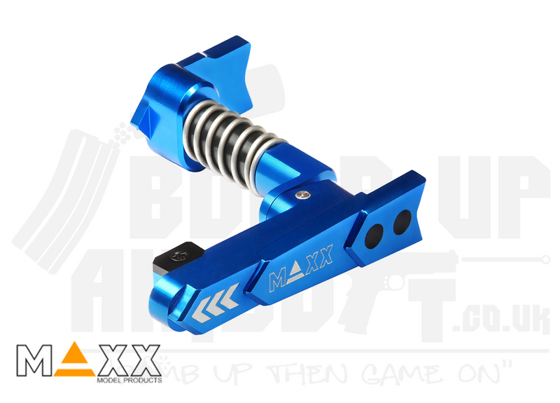 Maxx CNC Aluminium Advanced Magazine Release (Style A) – Blue