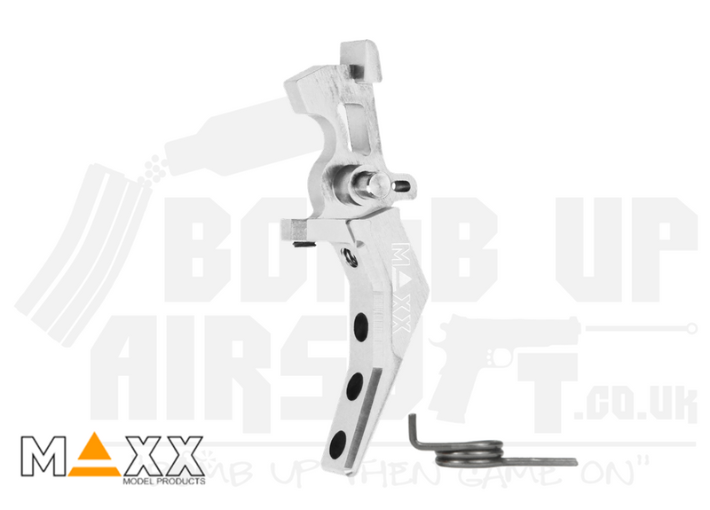 MAXX Model CNC Aluminium Advanced Trigger (Style B) (Silver)