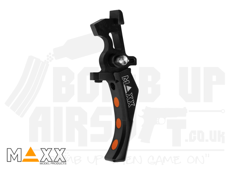 Maxx CNC Aluminum Advanced Speed Trigger - Black (Style D)