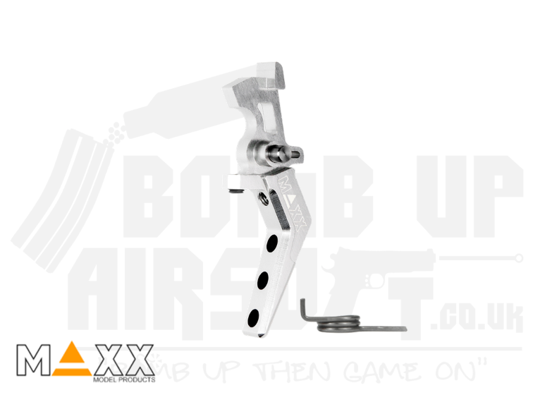 Maxx Model Aluminium Advanced (Style A) CNC Trigger - Silver