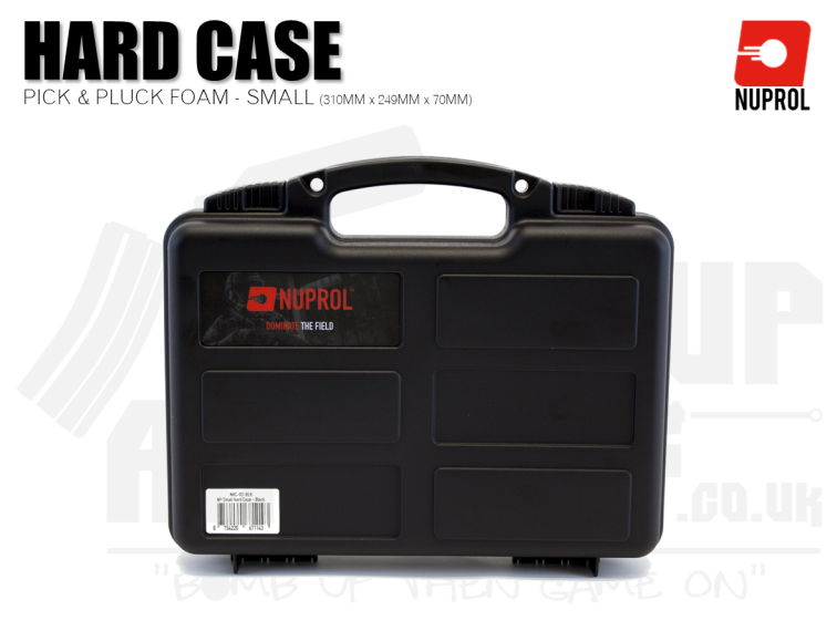 Nuprol Small Hard Case (Pick n Pluck Foam) - Black