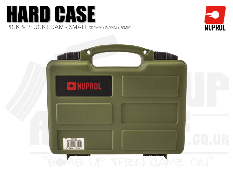 Nuprol Small Hard Case (Pick n Pluck Foam) - Green