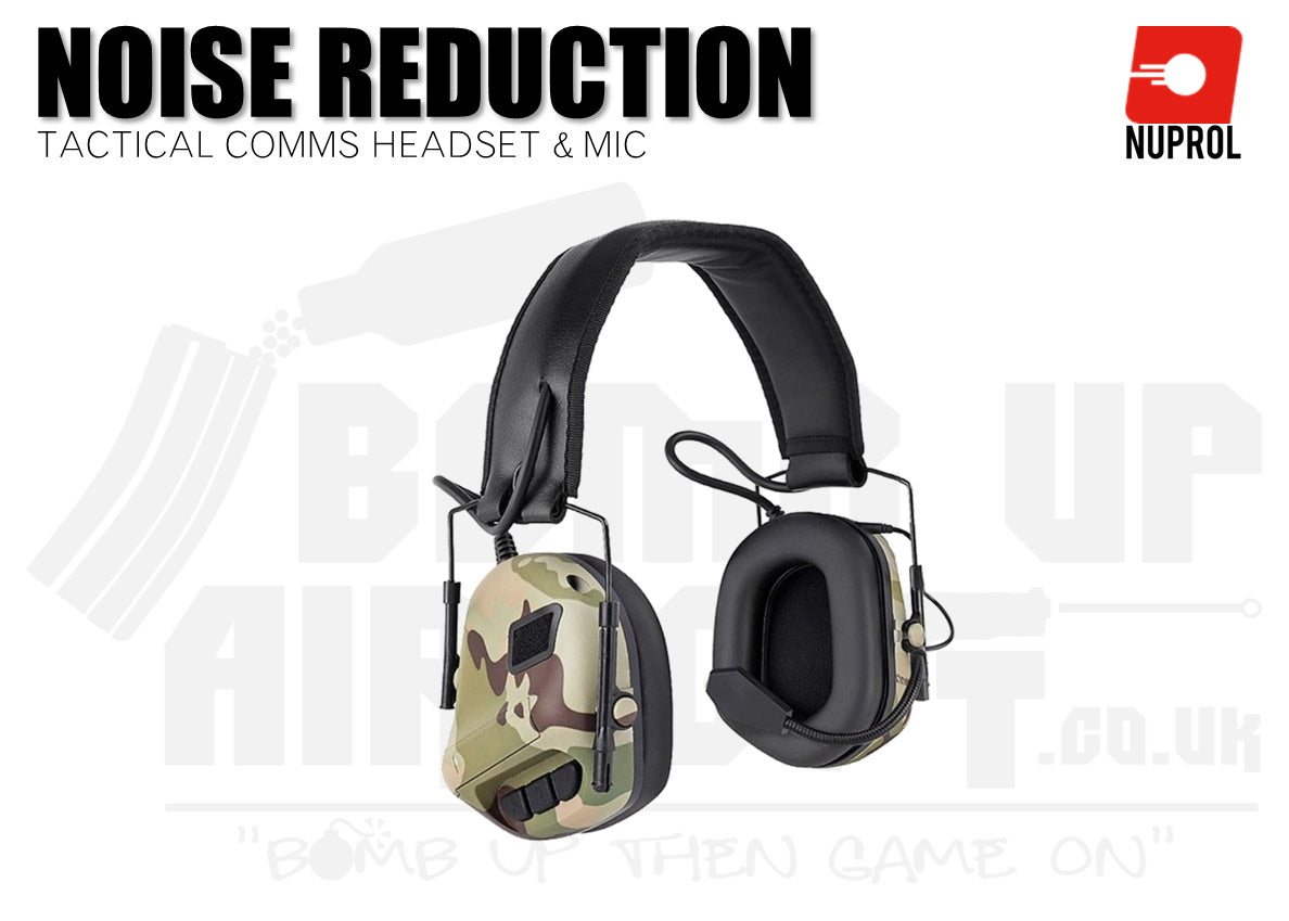 Nuprol Tactical Comms Headset NR - Camo