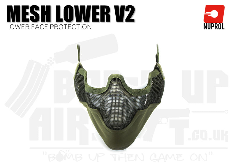 Nuprol Mesh Lower Face Mask V2 - OD Green