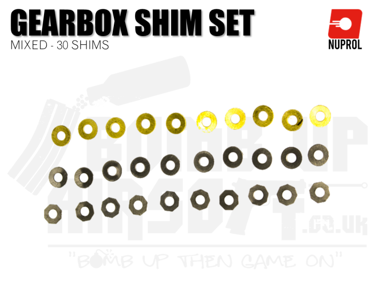 Nuprol Gearbox Shim Set - Mixed