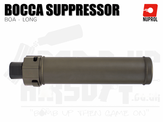 Nuprol Bocca BOA Suppressor - Long Bronze