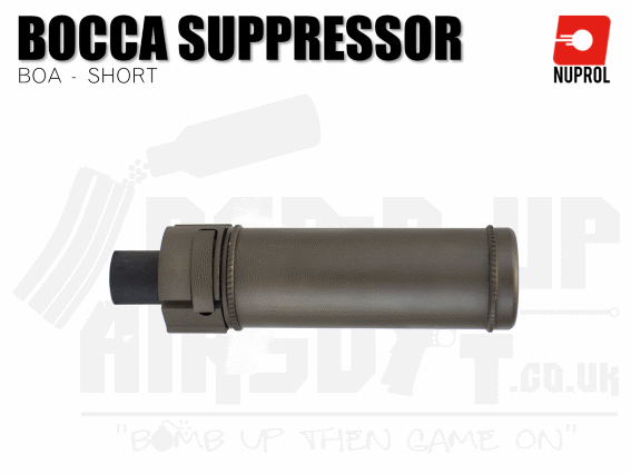 Nuprol Bocca BOA Suppressor - Short Bronze