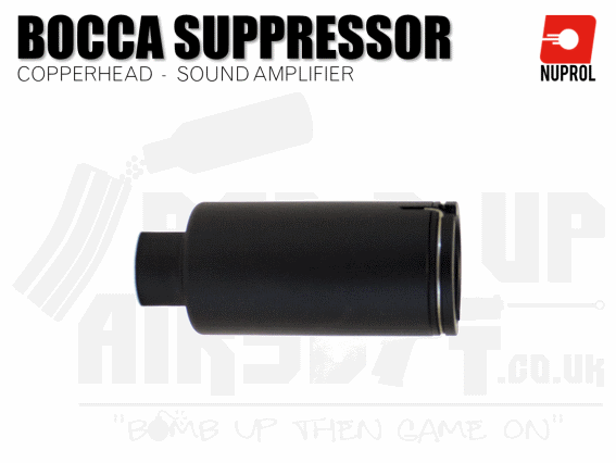Nuprol Copperhead Bocca Suppressor - Black