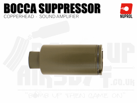 Nuprol Copperhead Bocca Suppressor - Tan