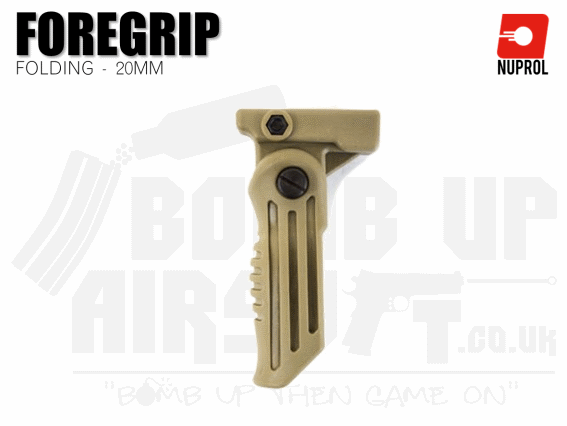 Nuprol Folding Foregrip - Tan