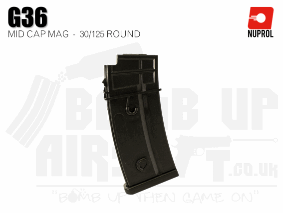 Nuprol G36 Low or Mid Cap Mag 30 or 125 Rounds