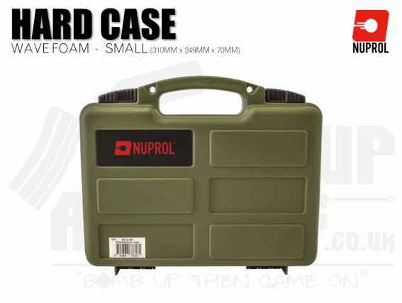 Nuprol Small Hard Case (Wave Foam) - Green