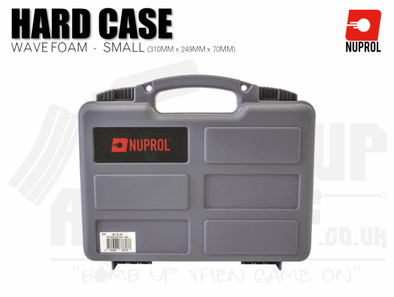 Nuprol Small Hard Case (Wave Foam) - Grey