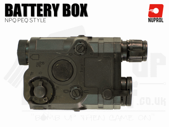 Nuprol NPQ PEQ Style Battery Box - Black