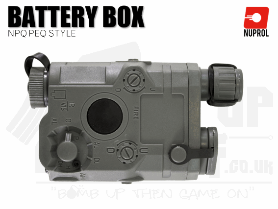 Nuprol NPQ PEQ Style Battery Box - Grey