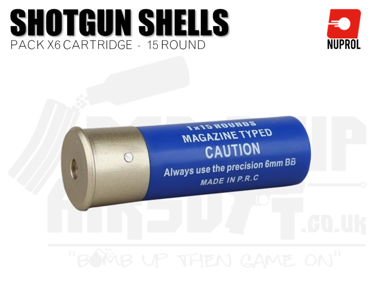 Nuprol Shotgun Shells 15R - Blue