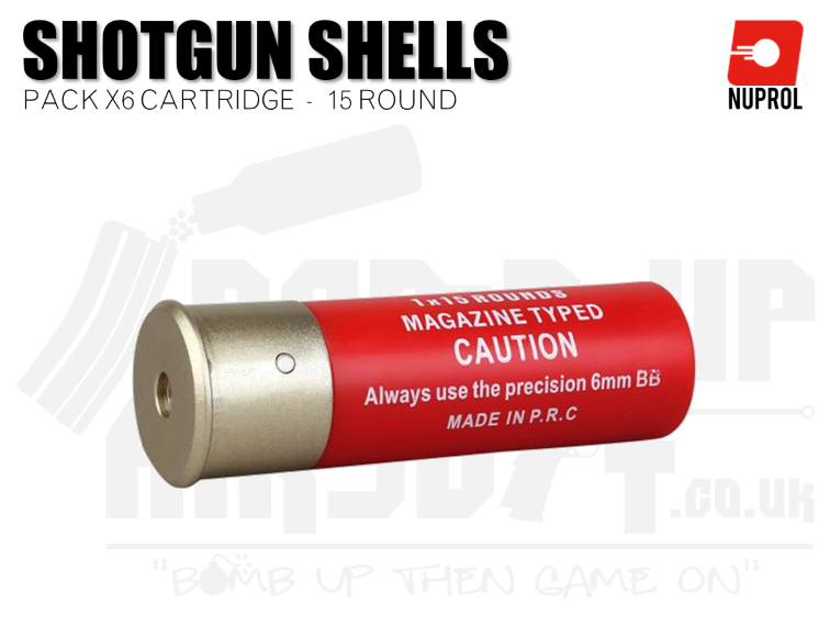 Nuprol Shotgun Shells 15R - Red