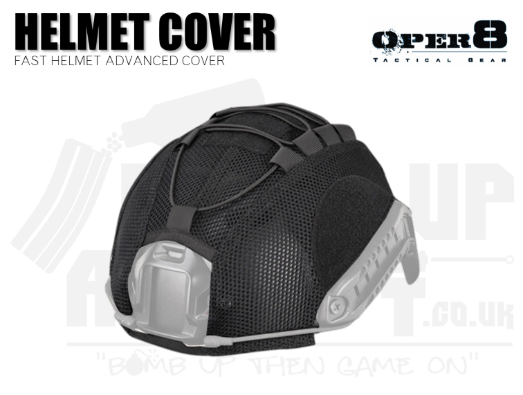 Oper8 Fast Helmet Advanced Cover - Black