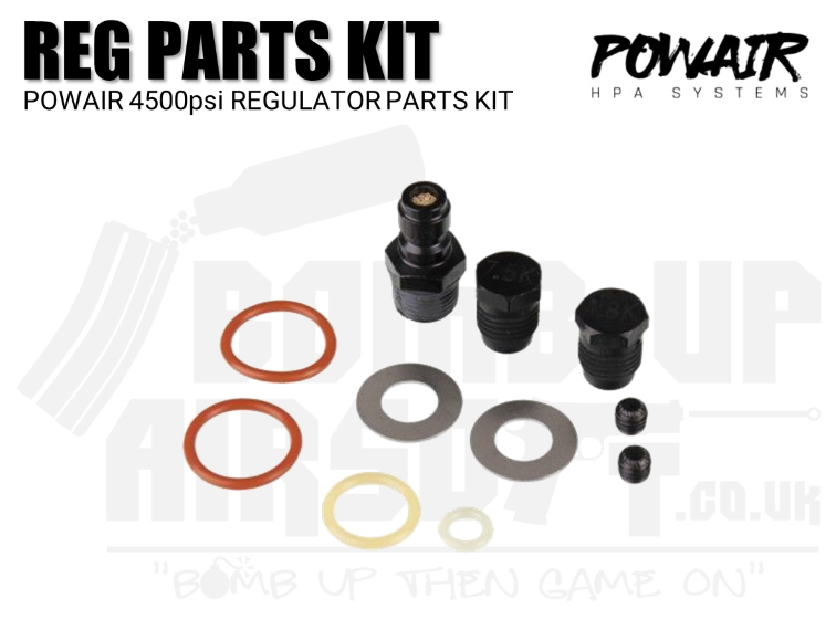 PowAir 4500psi Regulator Parts Kit