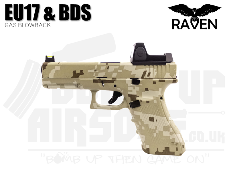 Raven EU17 With BDS GBB Airsoft Pistol - Digi