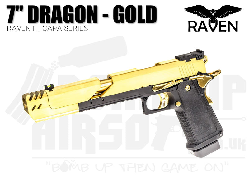 Raven Hi-Capa 7 Dragon GBB Airsoft Pistol - Gold