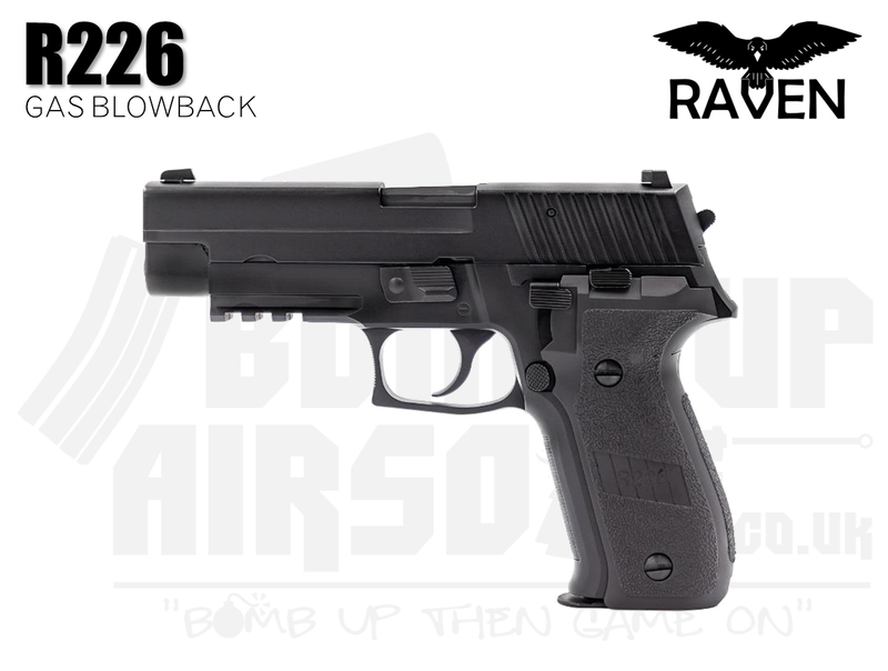 Raven R226 GBB Airsoft Pistol - Black