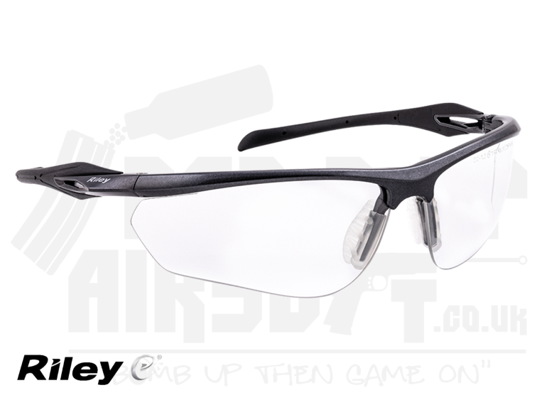 Riley Safety Glasses - Cypher (Clear)