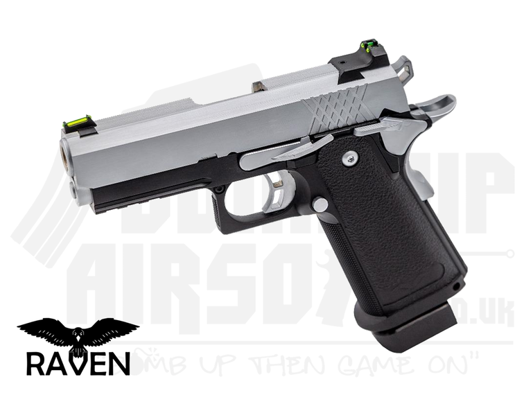 Raven Hi-Capa 3.8 Pro GBB Airsoft Pistol - Chrome