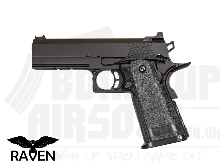 Raven Hi-Capa 4.3 GBB Airsoft Pistol - Black