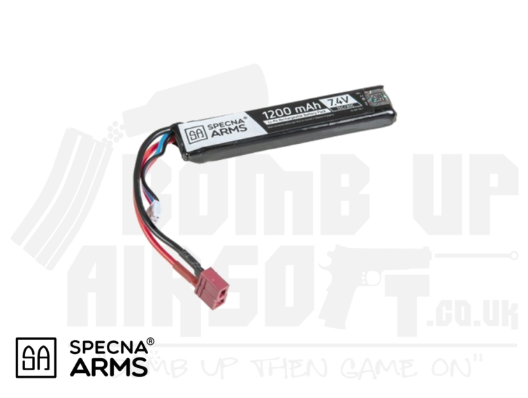 Specna Arms 1200mAh Li-Po 7.4v 15/30c Stick Battery (Deans)