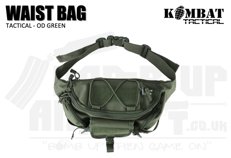 Kombat UK Tactical Waist Bag - OD Green