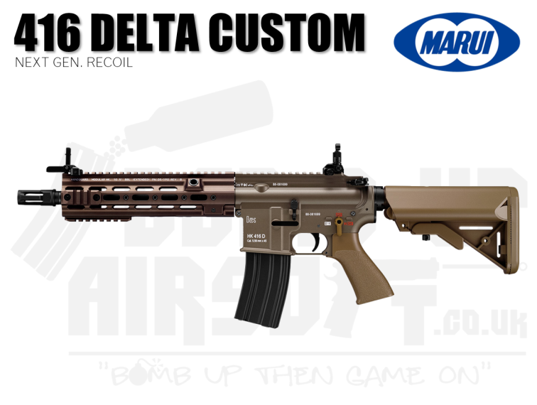 Tokyo Marui TM416 Delta Custom Next Gen Recoil AEG Rifle - Tan