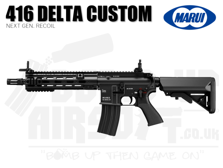 Tokyo Marui TM416 Delta Custom Next Gen Recoil AEG Rifle - Black