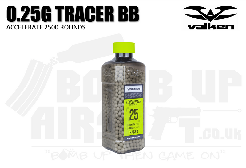 Valken Accelerate Promatch Tracer BBs - 0.25G