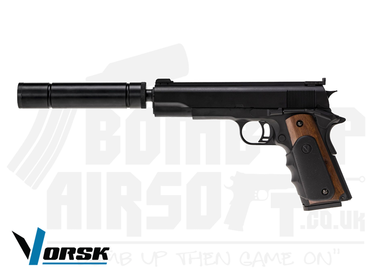 Vorsk Agency VX-9 GBB Airsoft Pistol - Black