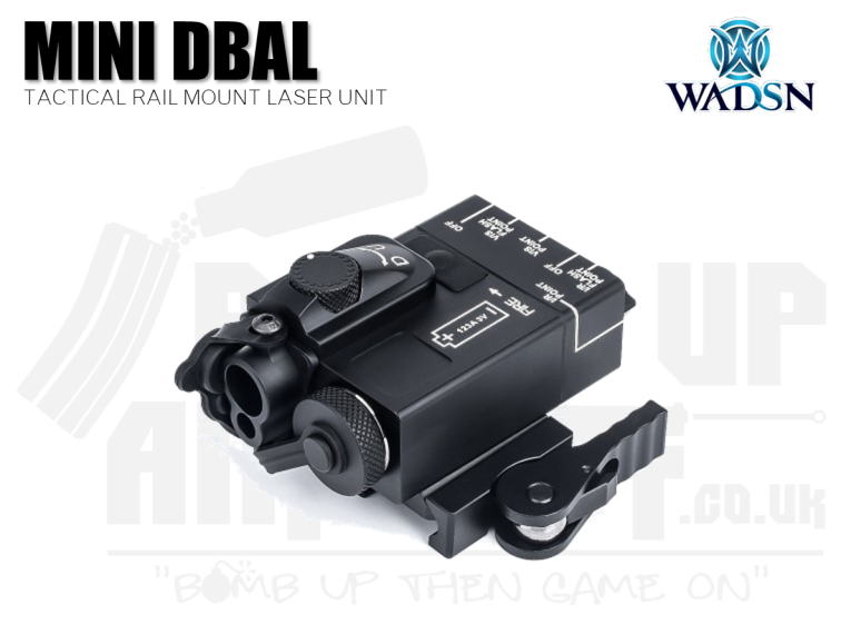 WADSN Mini DBAL Red/IR Laser - Black