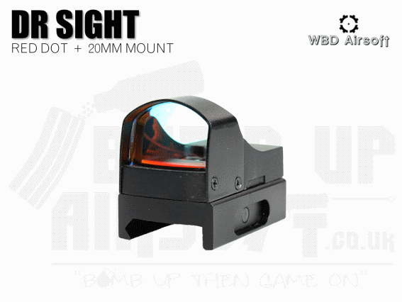Dr Style Red Dot Sight With 20mm Mount