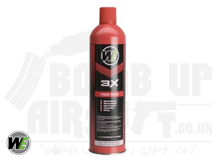 WE Airsoft 3X Red Gas - 1000ml