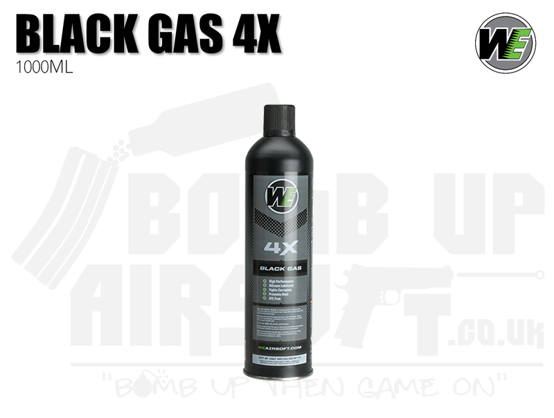 WE Airsoft Black Gas 4.0 - 1000ml