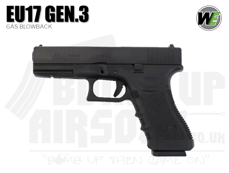 WE EU17 Gen 3 GBB Airsoft Pistol
