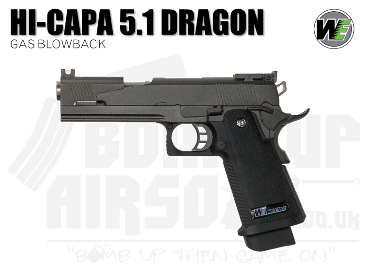 WE Hi-Capa 5.1 - Dragon Type A GBB Airsoft Pistol