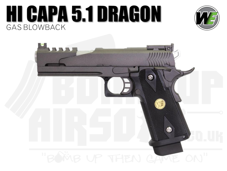 WE Hi-Capa 5.1 - Dragon GBB Airsoft Pistol