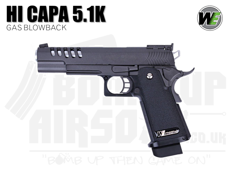 WE Airsoft Hi-Capa 5.1K GBB Airsoft Pistol
