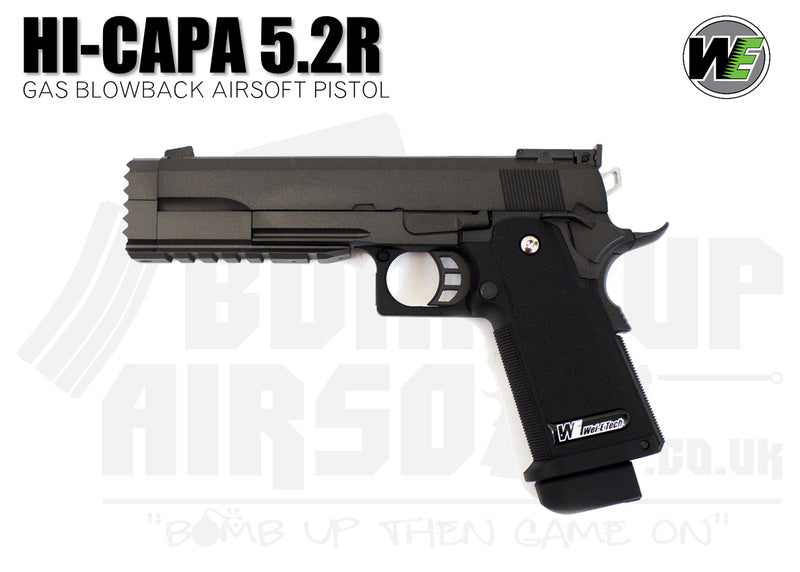 WE Hi Capa 5.2R GBB Airsoft Pistol