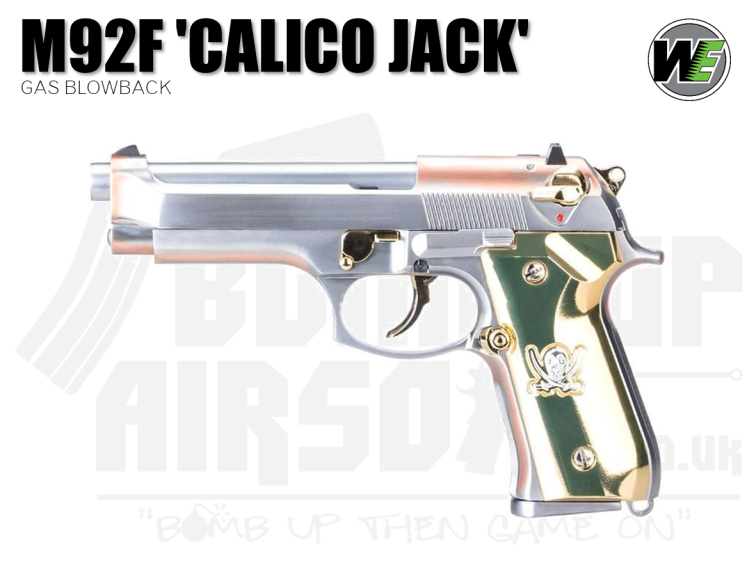 WE M92F 'Calico Jack' GBB Airsoft Pistol