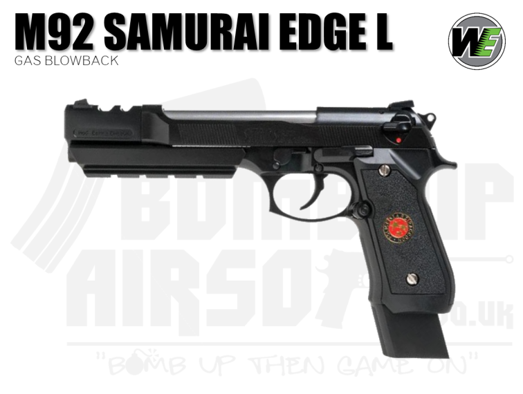 WE Samurai Edge M92 Long Barrel GBB Pistol